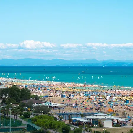 Three-bedroom Flat With Balcony In * Bibione