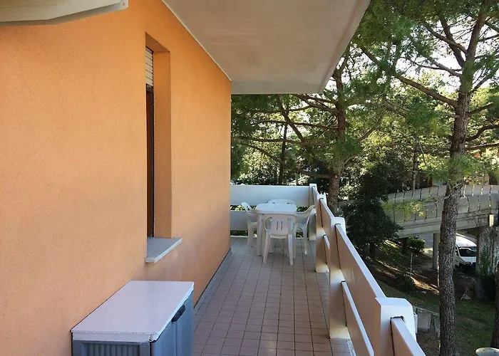 Three-bedroom Flat With Balcony In * Bibione